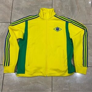 Adidas Mens Track Jacket Brazil Size Large 2006 Fifa World Cup Germany Brasil
